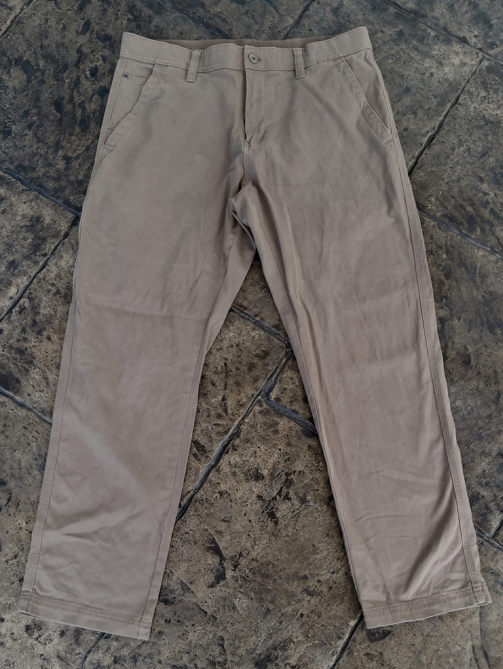 Weatherproof Mens 34 x 30 Tan Chino Pants